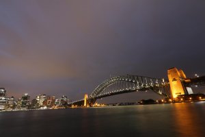 Sydney Harbour Bridge at Night John Luhr Photography